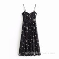 Custom Design Women Sleeveless Chiffon Dress